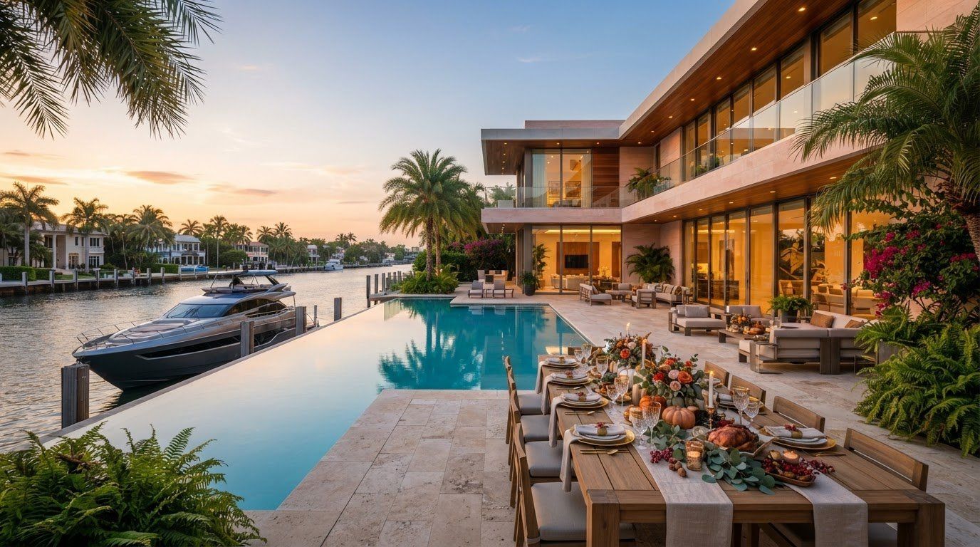 Luxury Fort Lauderdale Villas for Thanksgiving Gatherings