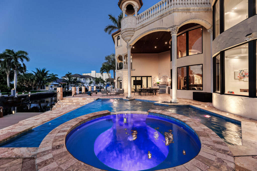 2. Heated pool spa 1