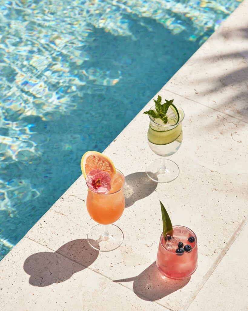 Exclusive: your luxury guide to four seasons fort lauderdale 6 A beautiful sun filled afternoon calls for refreshing poolside drinks on our palm fringed ocean